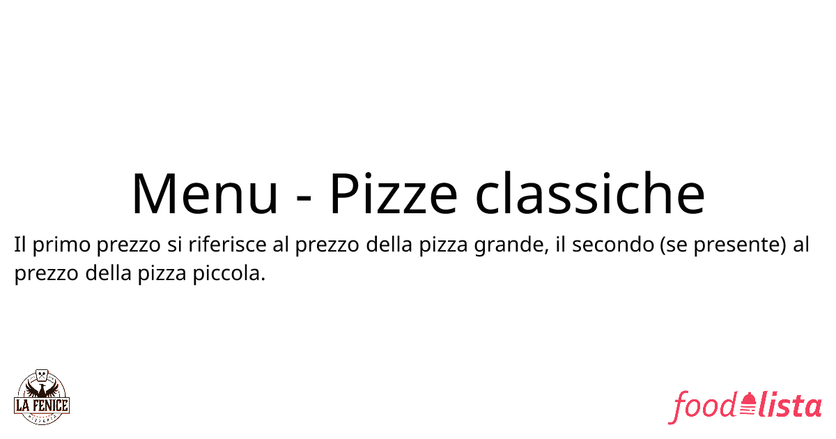Pizzeria La Fenice a Iglesias